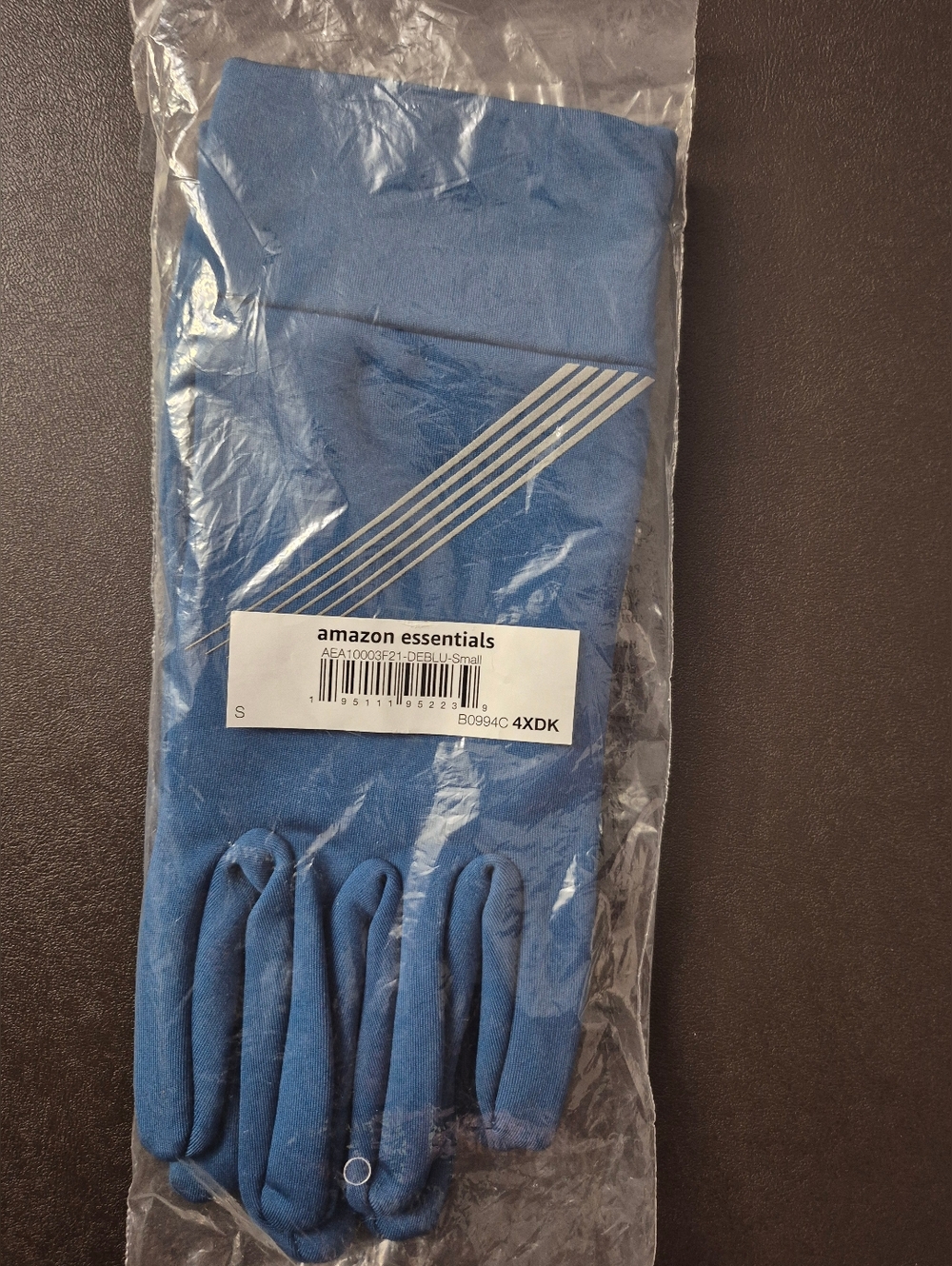 Amazon Essentials Blue Stretch Gloves NIB